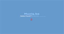 Desktop Screenshot of muziq.be